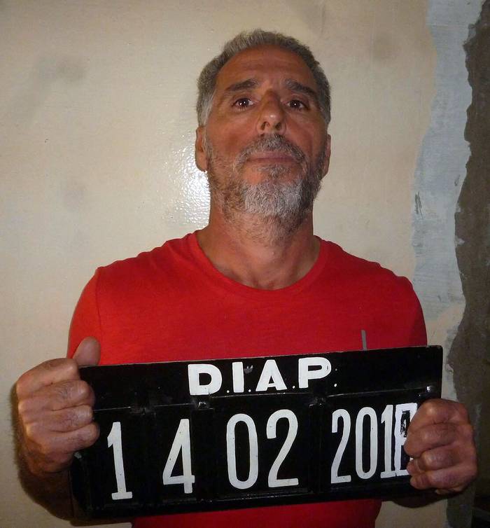 Rocco Morabito, durante su arresto en Montevideo. · Foto: Ministerio del Interior