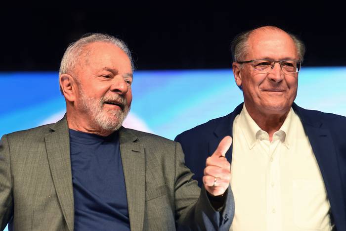 Luiz Inácio Lula da Silva y Geraldo Alckmin en Brasilia (archivo, julio de 2022). · Foto: Evaristo Sa, AFP