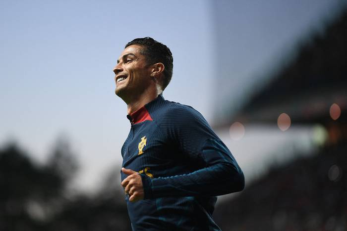 Cristiano Ronaldo el 27 de septiembre de 2022, en el Estadio Municipal de Braga. · Foto: Patricia de Melo Moreira / AFP