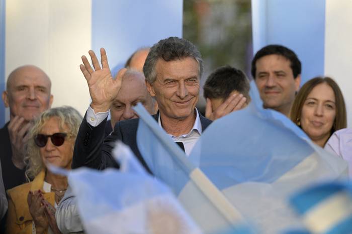 Mauricio Macri, el 22 de octubre, en Buenos Aires. · Foto: Juan Mabromata,  AFP