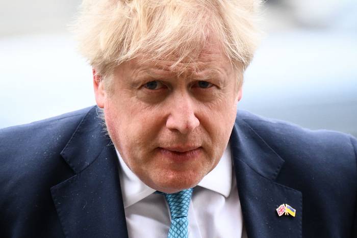 Boris Johnson (archivo, marzo de 2022). · Foto: Daniel Leal, AFP