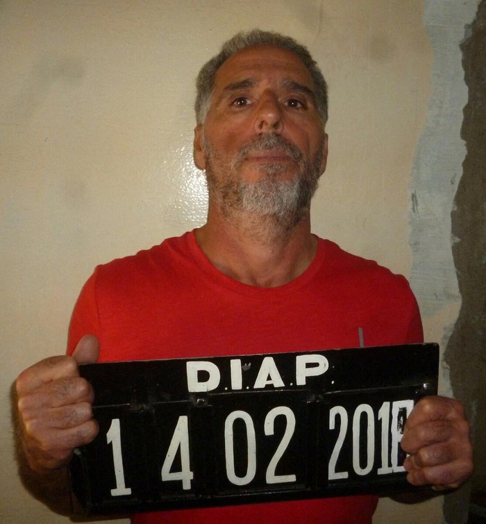 Fotografía de Rocco Morabito liberada por el Ministerio del Interior de Uruguay en junio de 2019 (AFP).