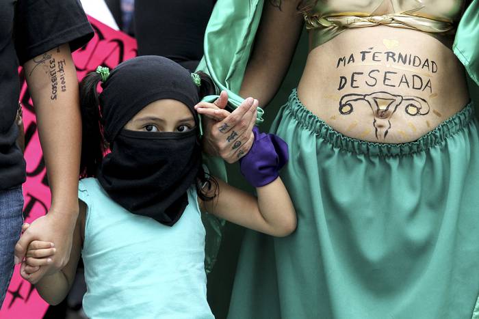 Manifestación en el marco del Día Internacional del Aborto Seguro, en Guadalajara, México (archivo, setiembre de 2020). · Foto:  Ulises Ruiz Basurto, Efe