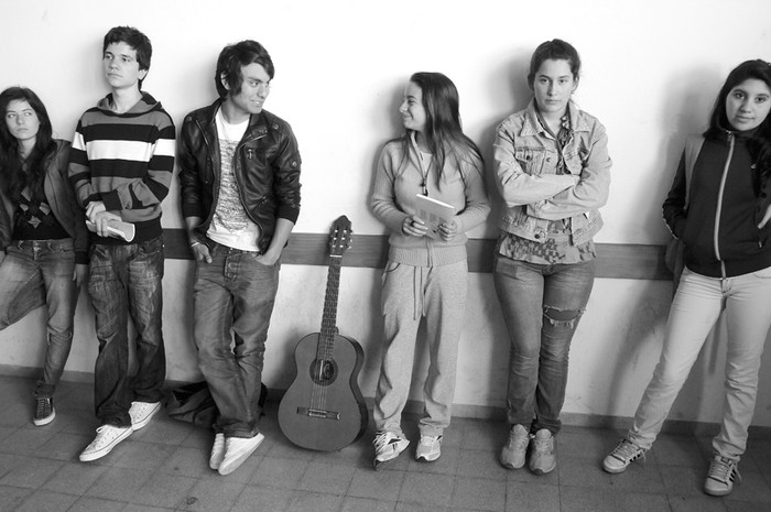 Estudiantes del Liceo 65, de la zona del Hipódromo de Maroñas. (archivo, octubre de 2012) · Foto: Pablo Nogueira