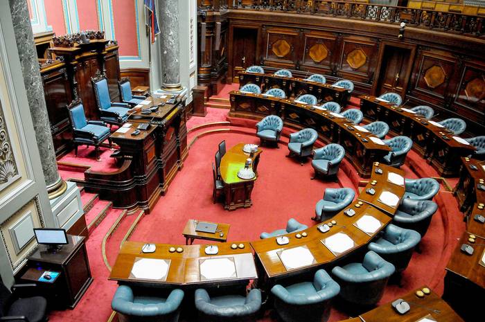 Cámara de Senadores del Palacio Legislativo.
 · Foto: Javier Calvelo, adhocFOTOS