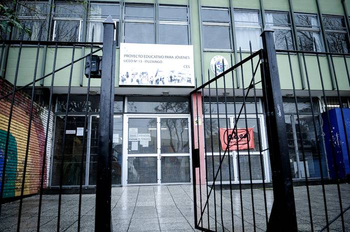 Liceo Ituzaingó Nº 13 de Montevideo (archivo, julio de 2017). · Foto: Javier Calvelo, adhocFOTOS