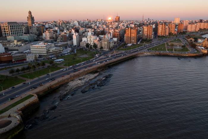 Vista de la Rambla Sur de Montevideo (archivo, setiembre de 2019). · Foto: Nicolás Celaya / adhocFOTOS