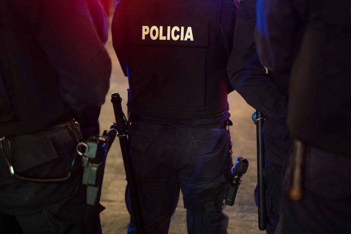 Operativo policial (archivo, agosto de 2022). · Foto: Pablo Vignali, adhocFOTOS