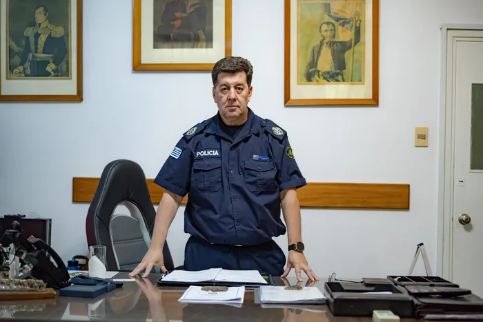 Ernesto Cossio, jefe de Policía de Sallto · Foto: Ariel Volpi