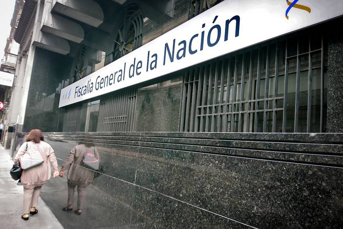 Sede de la Fiscalía General de la Nación, en Montevideo (archivo, diciembre de 2017). · Foto: Javier Calvelo, adhocFOTOS
