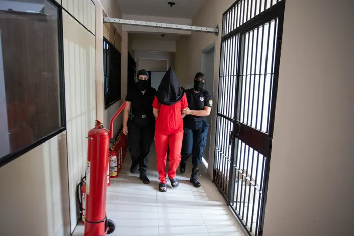Gianina García Troche es ingresada al Centro Penitenciario de Reinserción Social Martín Mendoza, en Paraguay (archivo).