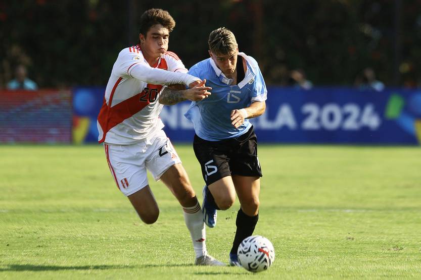 La selección sub 23 de Uruguay le ganó a Perú en el Preolímpico de Venezuela