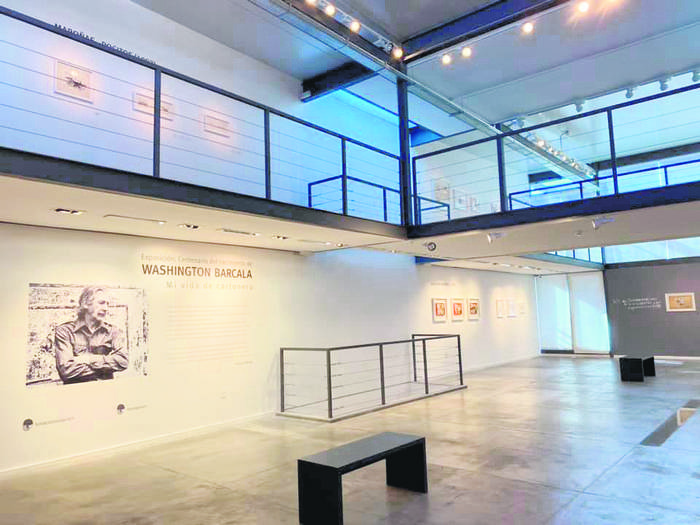 Exposición de Washington Barcala en el museo José Gurvich, en Montevideo. Foto: Difusión s/d de autor.