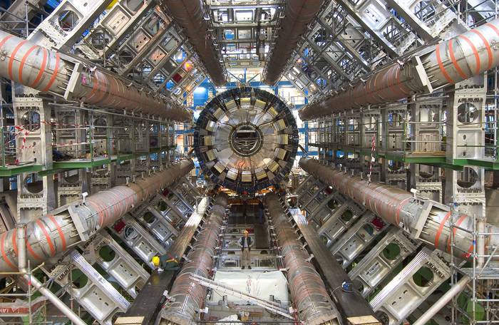 Calorímetro del acelerador de partículas del CERN. Foto CERN