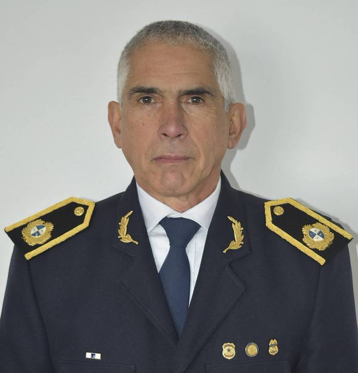 José Adán Olivera, ex jefe de policía de Cerro Largo. Foto: Ministerio del Interior