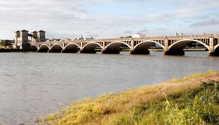 Puente Mauá, en Rio Branco, Cerro Largo (archivo, marzo de 3013). · Foto: Ricardo Antúnez, adhocFOTOS
