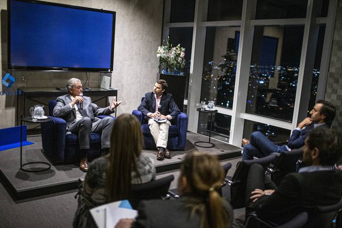 Fernando Mattos en un evento de la firma Nobilis, en el World Trade Center (30.03.2022). · Foto: .