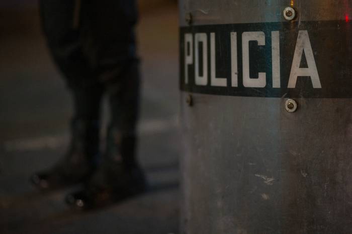 Policias en operativo. Foto Ernesto Ryan ( archivo  6 de mayo 2022) · Foto: .
