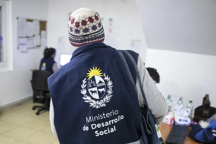 Trabajadores del Mides (archivo, 2022). · Foto: Ernesto Ryan