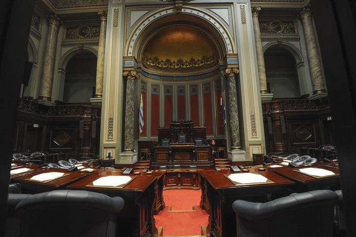 Cámara de Senadores (14.06.2022). · Foto: Federico Gutiérrez
