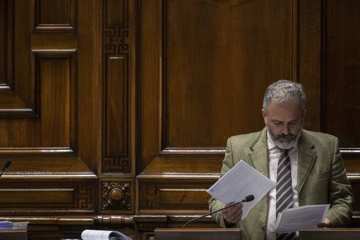 Alfonso Lereté en la Cámara de Diputados (archivo, agosto de 2022). · Foto: Ernesto Ryan