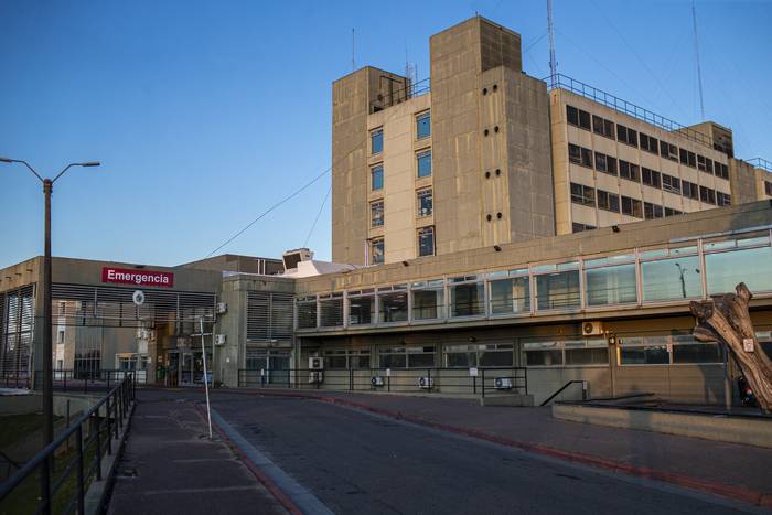 Hospital Policial, en Montevideo (archivo, agosto de 2023). · Foto: .