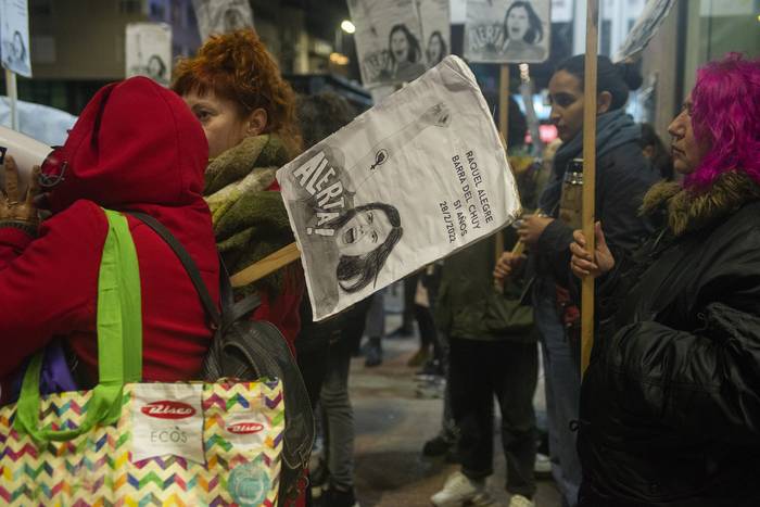 Alerta Feminista en el Centro de Montevideo (archivo, agosto de 2022) · Foto: Alessandro Maradei