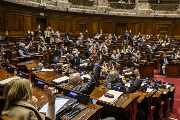 Sesión de la Camara de Diputados, en Montevideo (archivo, setiembre de 2022). · Foto: .
