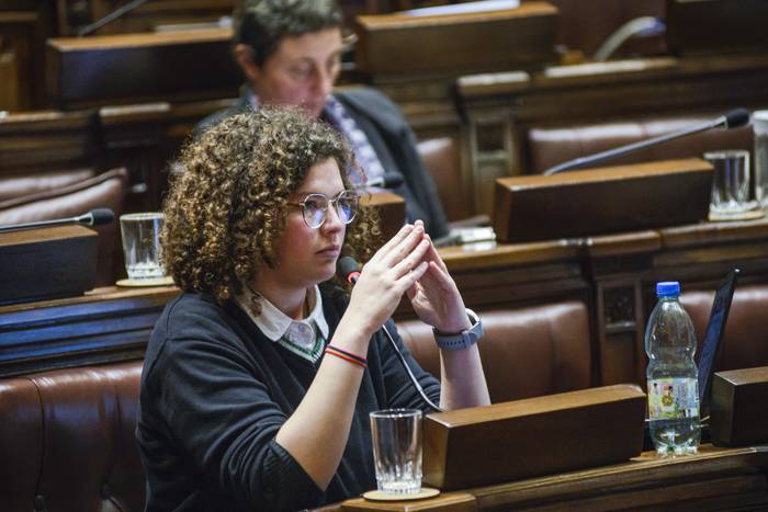 Martina Casás, en la Cámara de Diputados.(archivo, octubre de 2022) · Foto: Mara Quintero