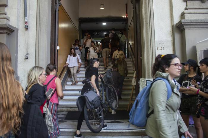 Elecciones Universitarias en Facultad de Psicologia, en Montevideo (archivo, noviembre de 2022). · Foto: Alessandro Maradei
