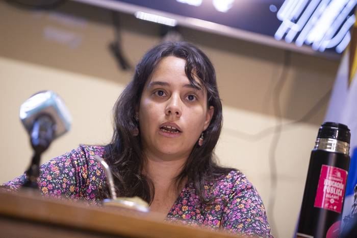 Camila Menchaca (archivo, mayo de 2023). · Foto: Camilo dos Santos