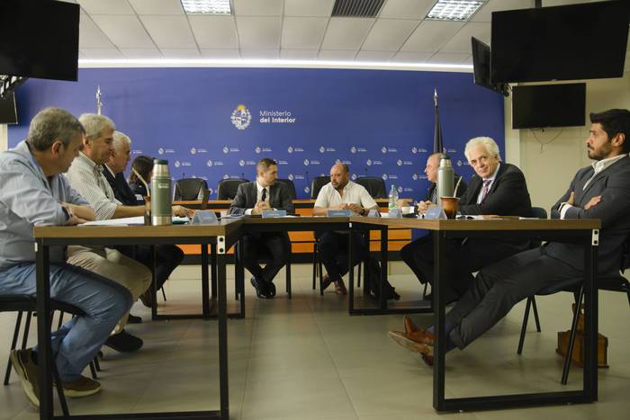 Reunión de los partidos políticos para trabajar temas de seguridad. · Foto: Mara Quintero