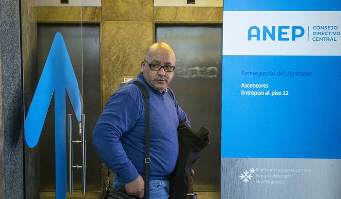 Jose Olivera en la ANEP (03.05.2023). · Foto: .