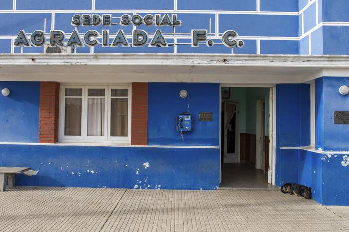 Sede del Agraciada Fútbol Club. · Foto: Ignacio Dotti