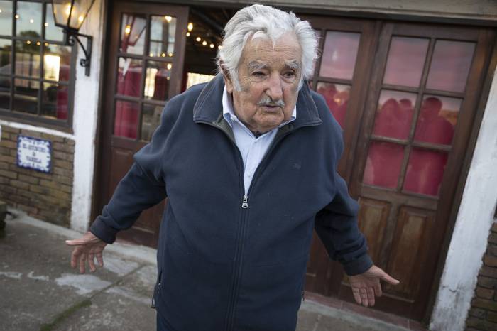 José Mujica en el Quincho de Varela (archivo, octubre de 2023). · Foto: Camilo dos Santos