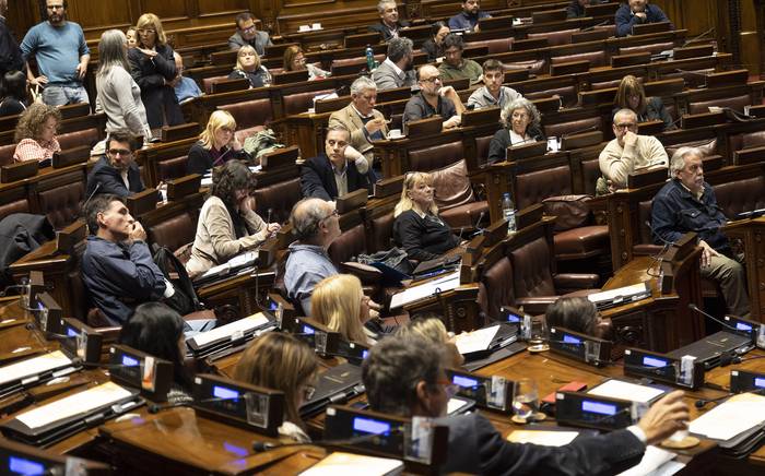 Sesión de la Cámara de Diputados (01.11.2023). · Foto: Camilo dos Santos