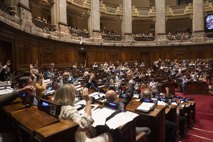 Cámara de Diputados, el 12 de diciembre. · Foto: Alessandro Maradei