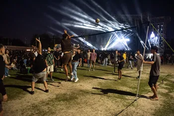 Tocó Venir, en el Velódromo Municipal (archivo, marzo de 2025). · Foto: Gianni Schiaffarino