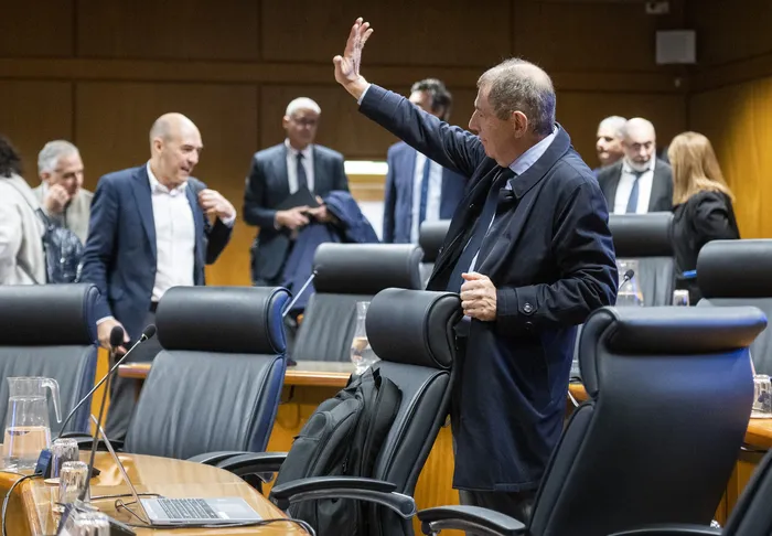 El ministro de Economía, Gabriel Oddone, en la Comisión de Presupuesto integrado con Hacienda de Diputados, el 7 de agosto, en el Parlamento. · Foto: Alessandro Maradei