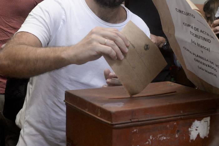 Votación durante las elecciones Nacionales (archivo, octubre de 2019). · Foto: Alessandro Maradei