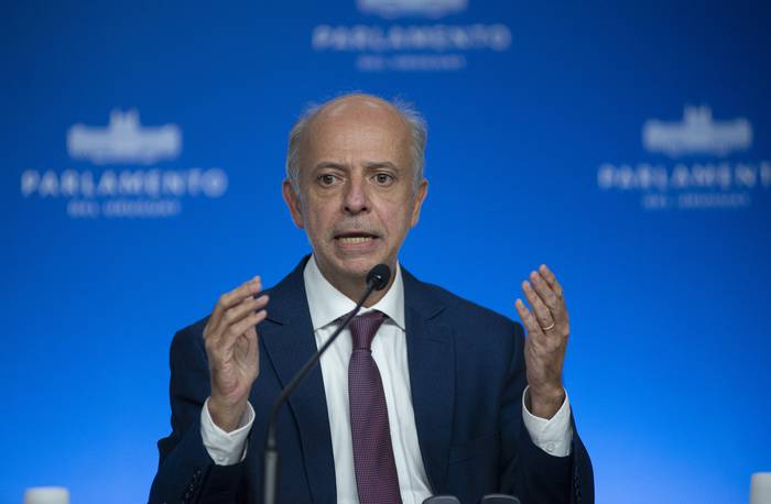 Ministro de Defensa, Javier García (archivo, mayo de 2021). · Foto: Alessandro Maradei