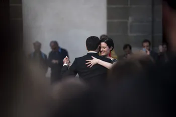 Escenario destinado a los espectáculos musicales y milonga (archivo, setiembre de 2019). · Foto: Federico Gutiérrez