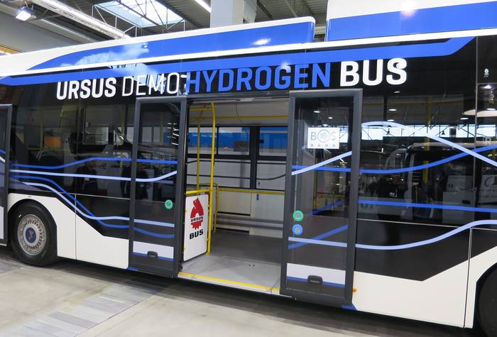 URSUS, prototipo de ómnibus a hidrógeno.
Foto: Travelarz
