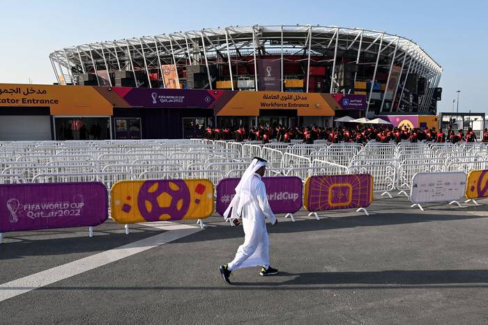 Estadio 974, en Doha, Qatar, el 15 de noviembre. · Foto: Kirill Kudryavstsev, AFP