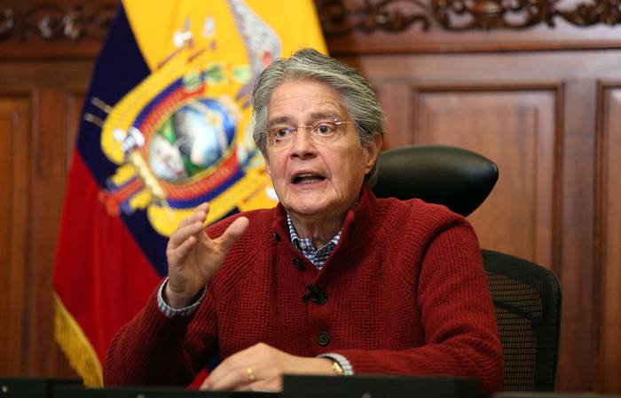 Guillermo Lasso, el 26 de junio, en Quito. · Foto: Presidencia de Ecuador