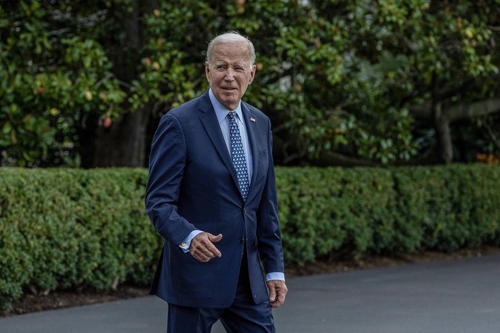 Joe Biden en la Casa Blanca, en Washington, DC (18.09.2023). · Foto: Tasos Katopodis/Getty Images/AFP.