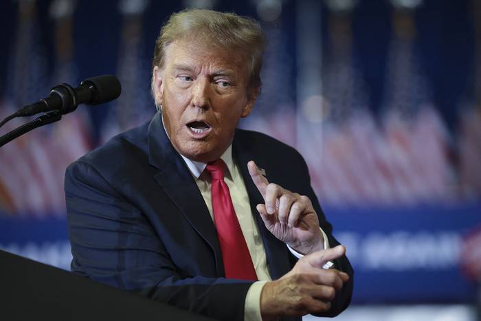 Donald Trump durante un acto en Carolina del Sur. · Foto: Win McNamee, Getty Images, AFP