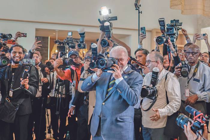 Luiz Inácio Lula da Silva durante la Cumbre de la Celac en Buccament Bay, San Vicente y las Granadinas, el 1º de marzo. · Foto: Ricardo Stuckert, presidencia brasileña, AFP