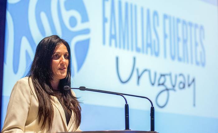 Lorena Quintana, coordinadora del programa Familias Fuertes (archivo, mayo de 2023). · Foto: Alessandro Maradei