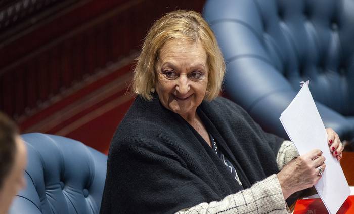 Liliam Kechichian en el Senado (archivo, julio de 2022). · Foto: Alessandro Maradei